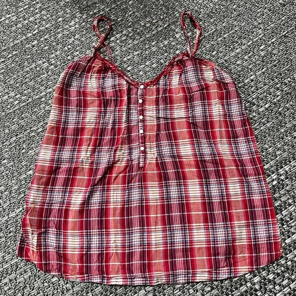 Ardene | Pink Plaid Lightweight Tank - Picture 1 of 13